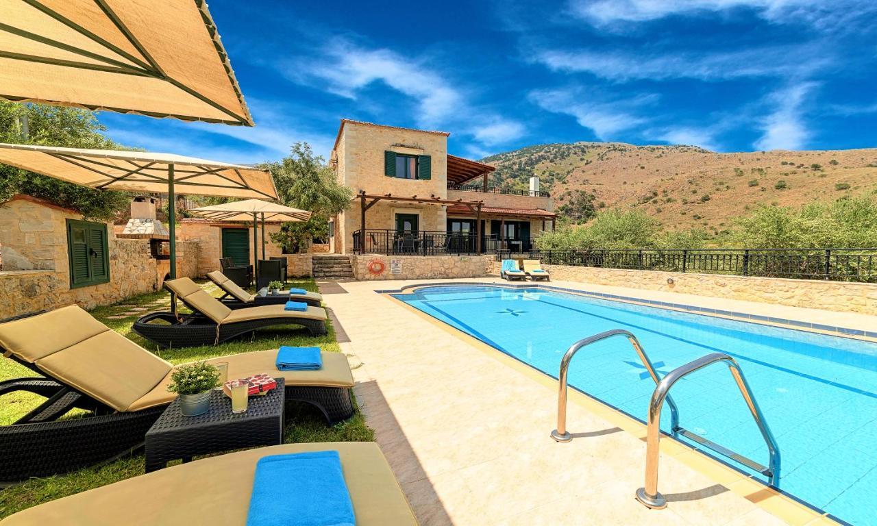 Villa Stelios Private Pool Georgioupoli Esterno foto