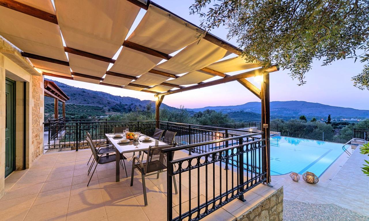 Villa Stelios Private Pool Georgioupoli Esterno foto
