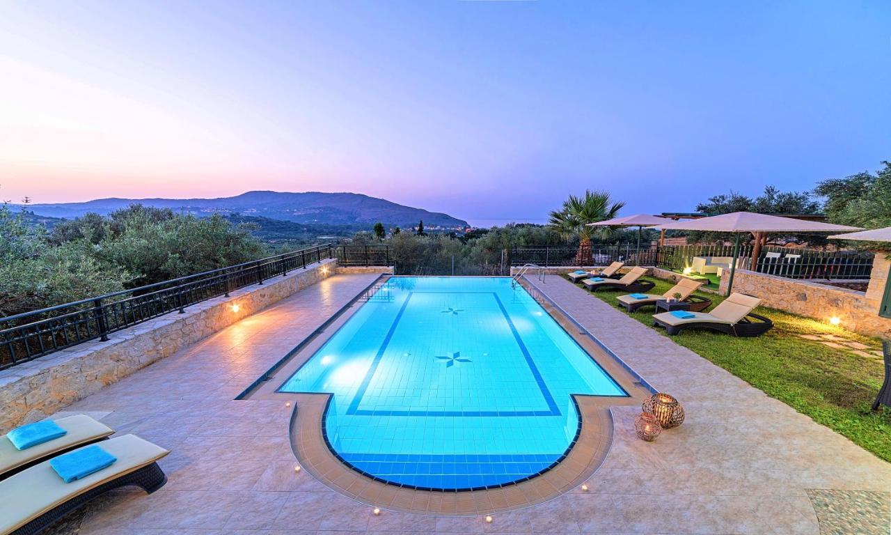 Villa Stelios Private Pool Georgioupoli Esterno foto