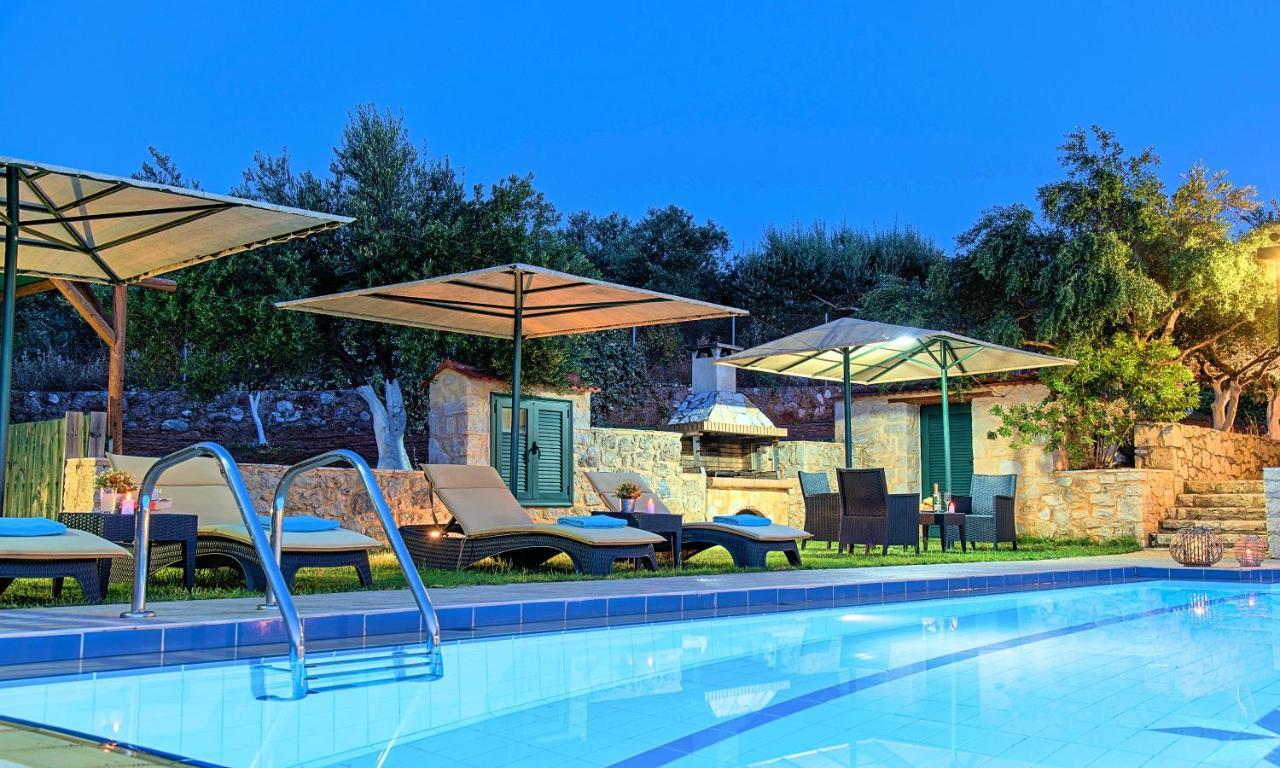 Villa Stelios Private Pool Georgioupoli Esterno foto