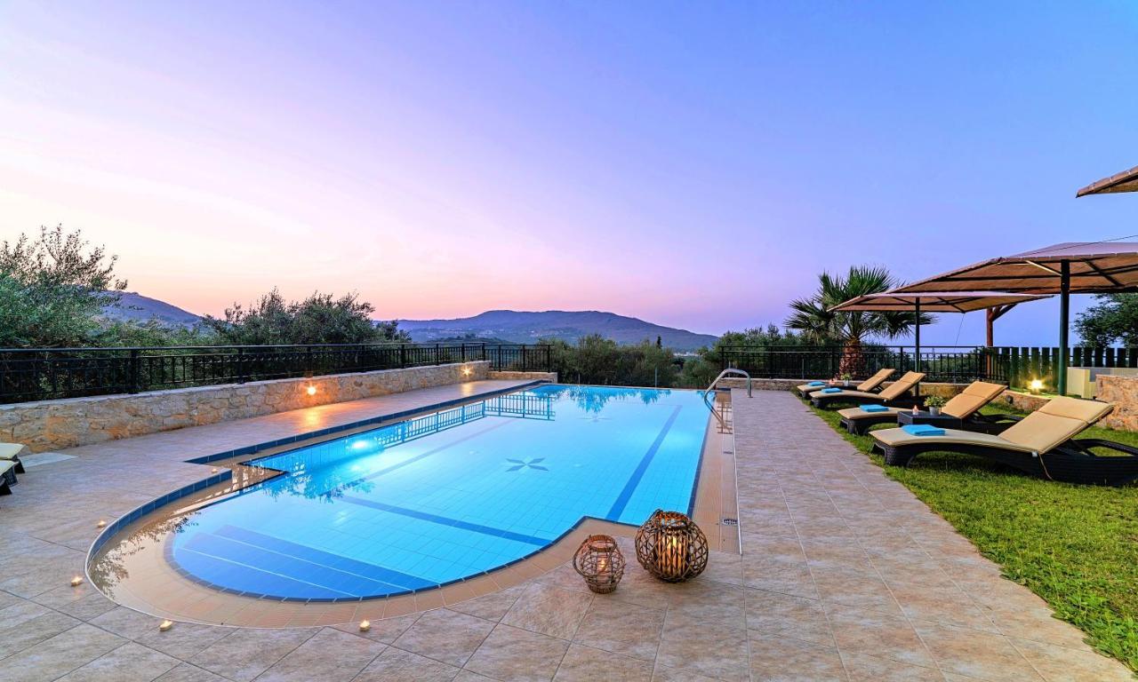 Villa Stelios Private Pool Georgioupoli Esterno foto